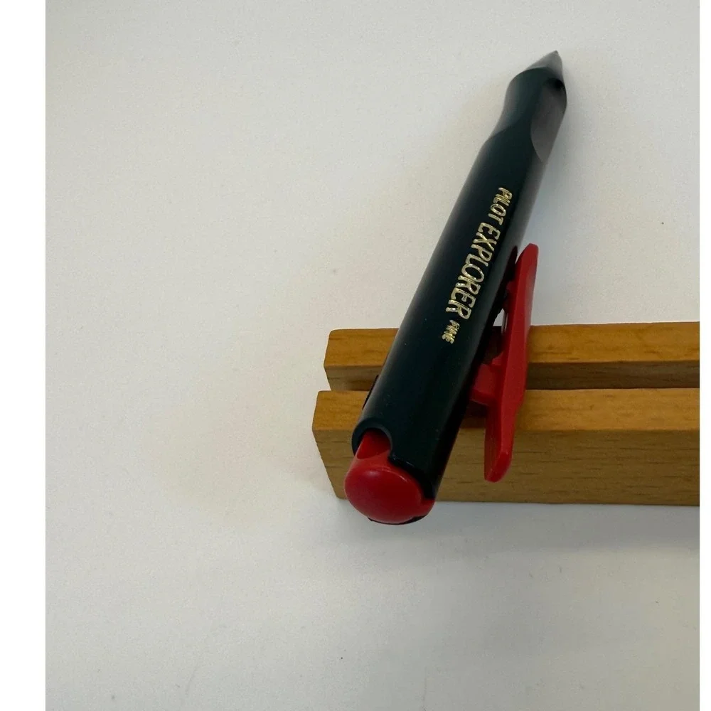 VTG Pilot Explorer Rolling Ballpoint Pen Black Red Japan Fine Point Retractable